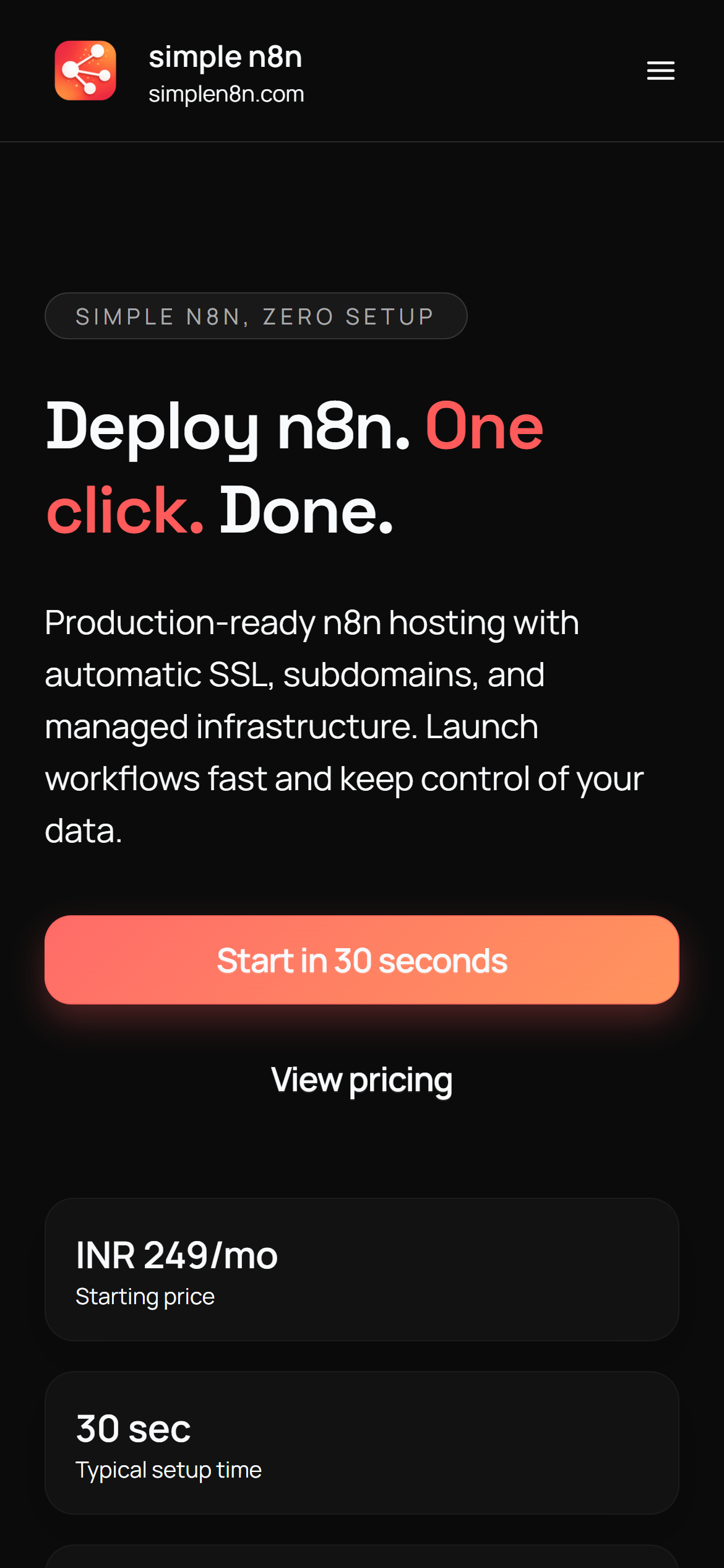 simple n8n gallery image