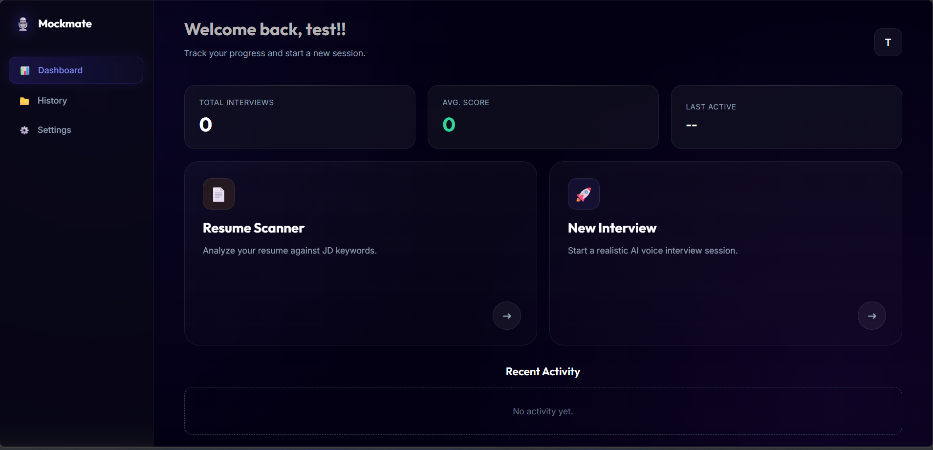 Ai based smart mock interview System media 4