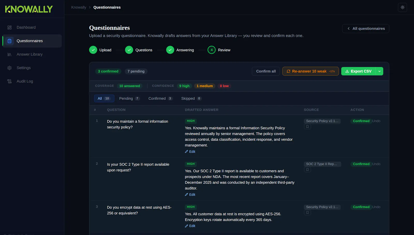 Knowally screenshot 3