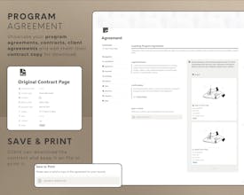 Coaching Client Portal - Notion Template gallery image