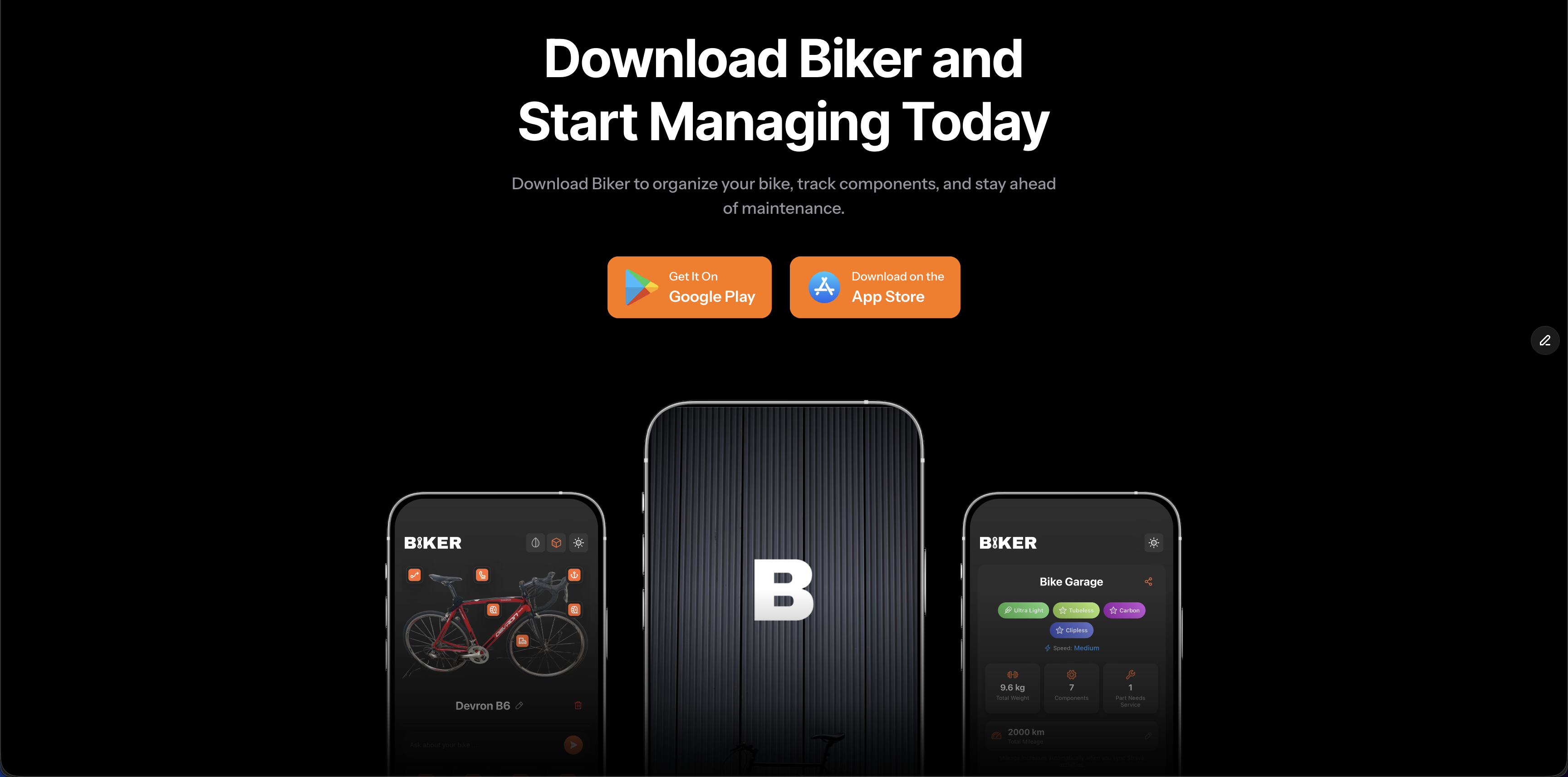 Biker 2.0: Bicycle track & maintain gallery image