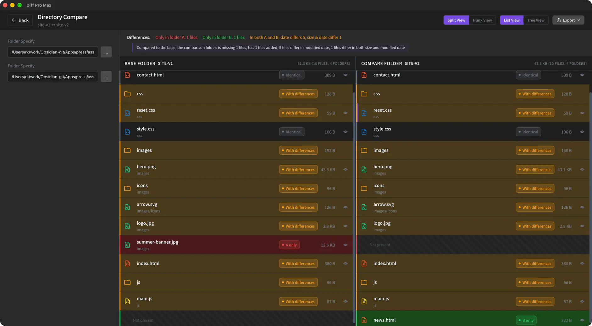 Diff Pro Max - File Compare gallery image