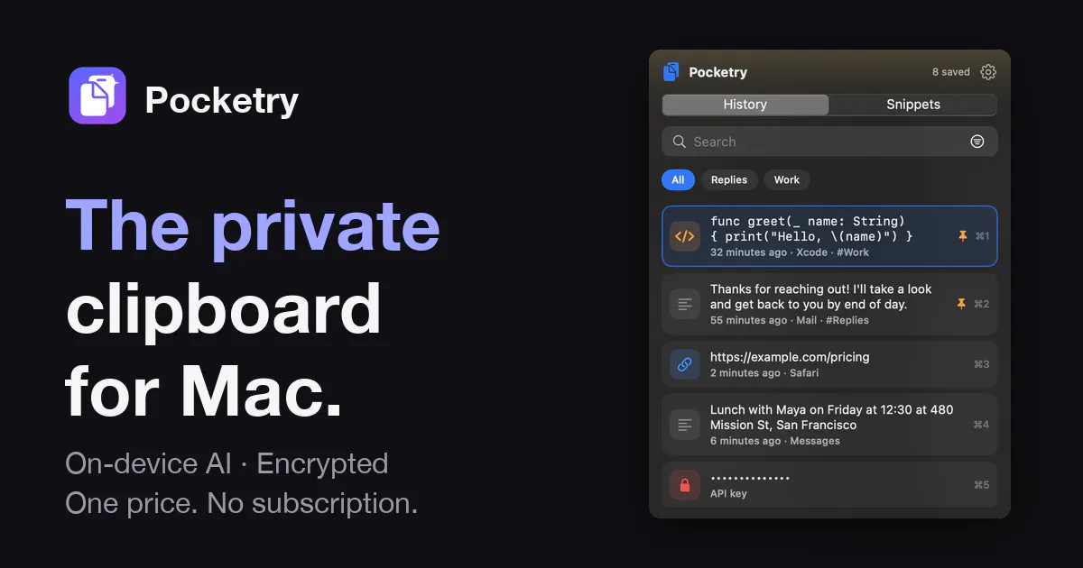 Pocketry gallery image