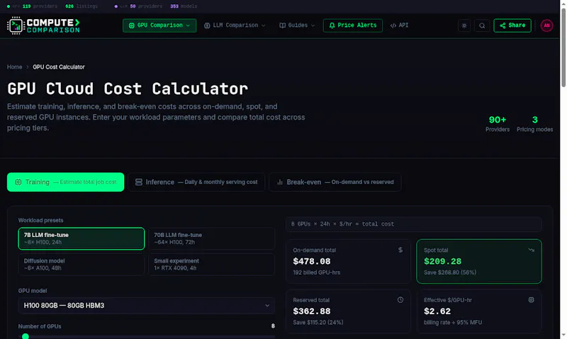 Compute Comparison screenshot 3