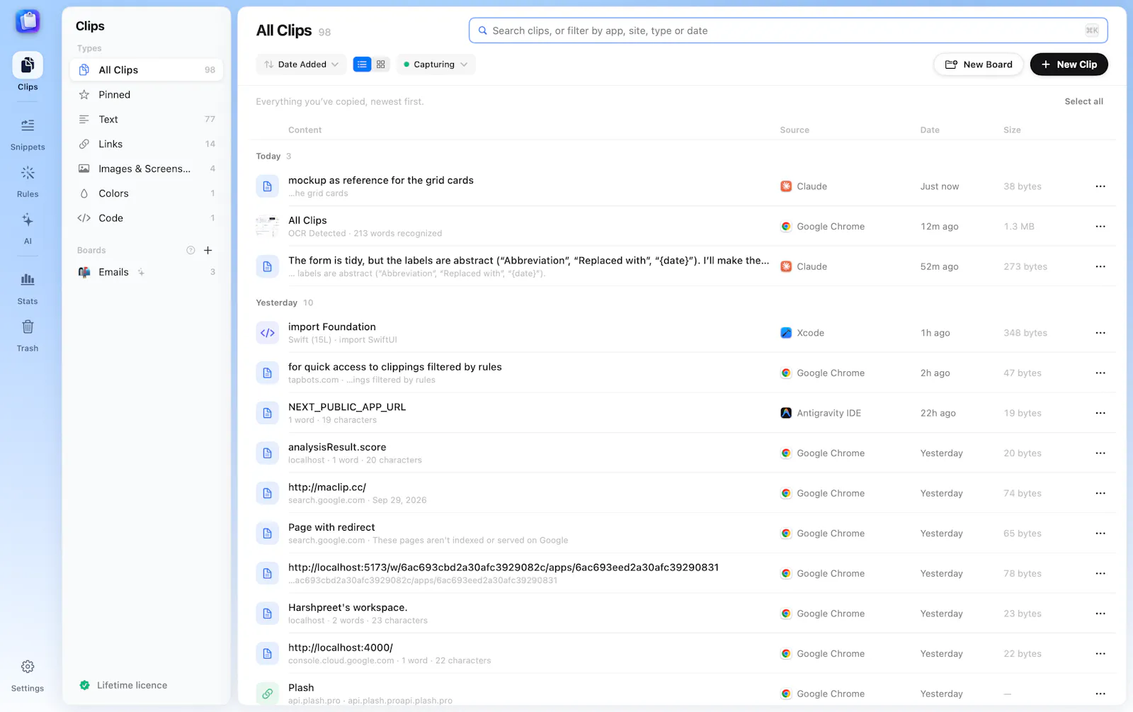 Maclip screenshot 2