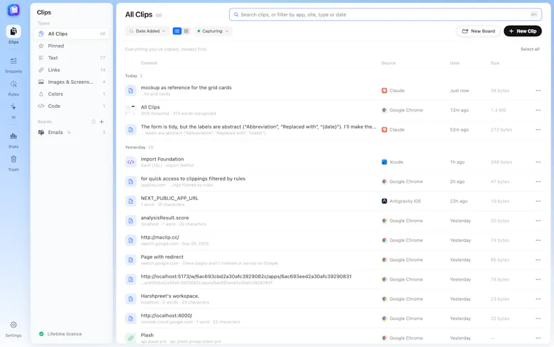 Maclip screenshot 2