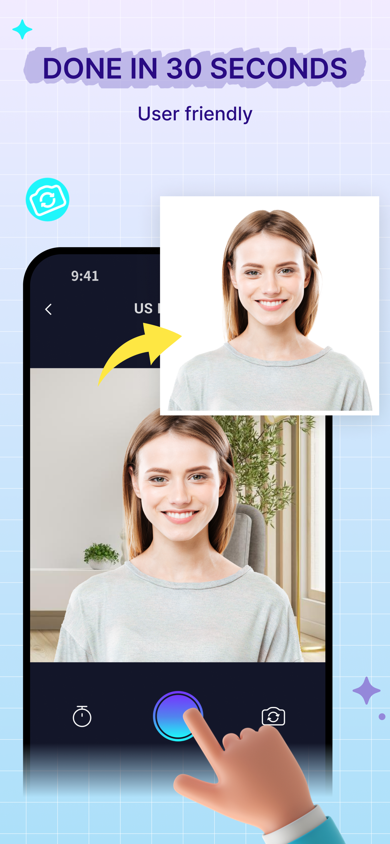 LEETA ID Photo-passport photo gallery image