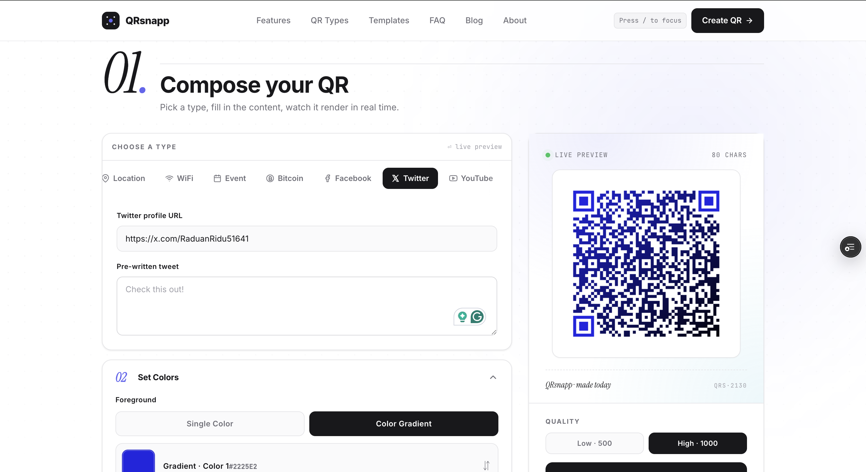 QRsnapp gallery image