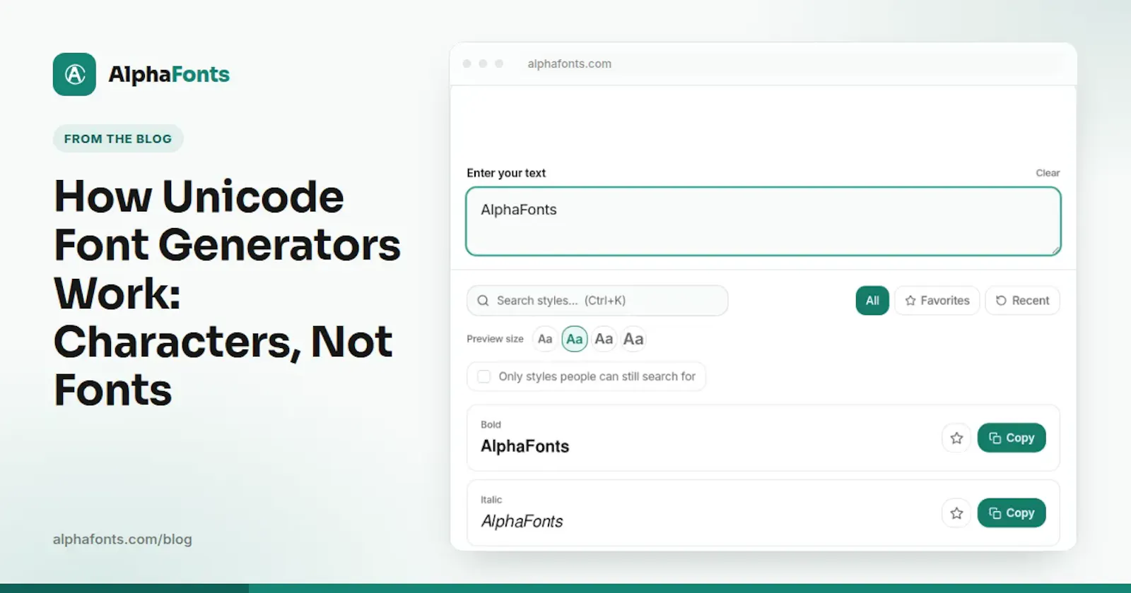AlphaFonts screenshot 7