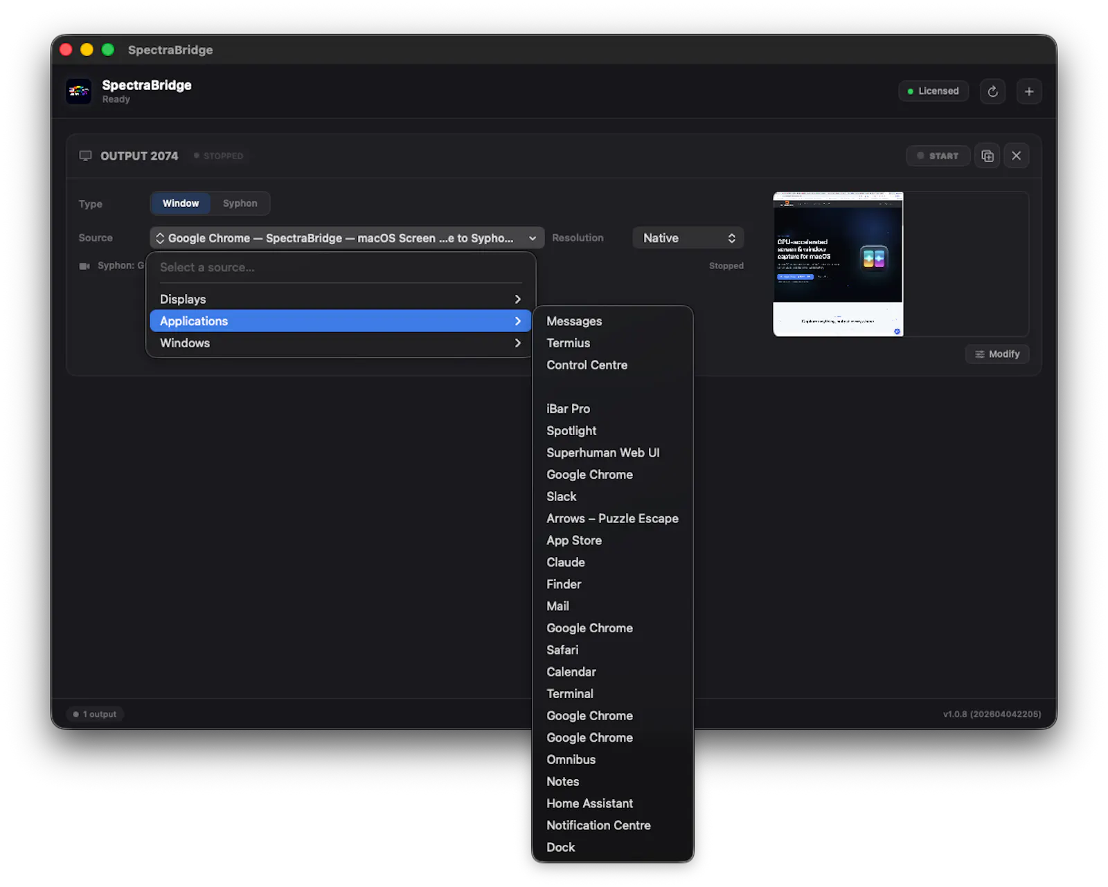 SpectraBridge screenshot 3