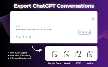 Export ChatGPT Conversation gallery image