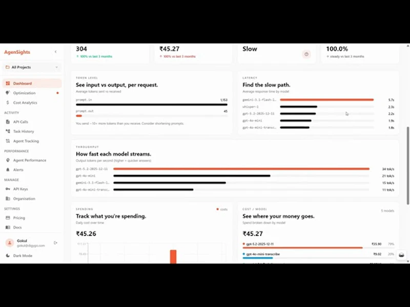 AgenSights screenshot 1 (video preview)