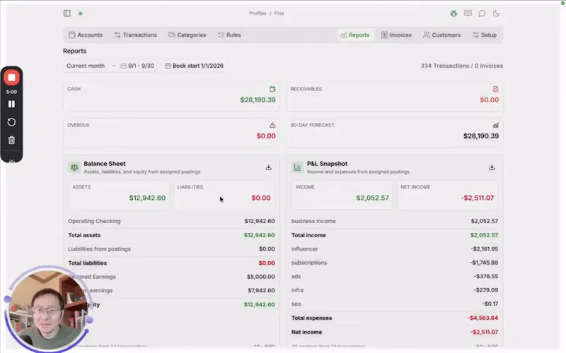 Fina Business screenshot 1 (video preview)