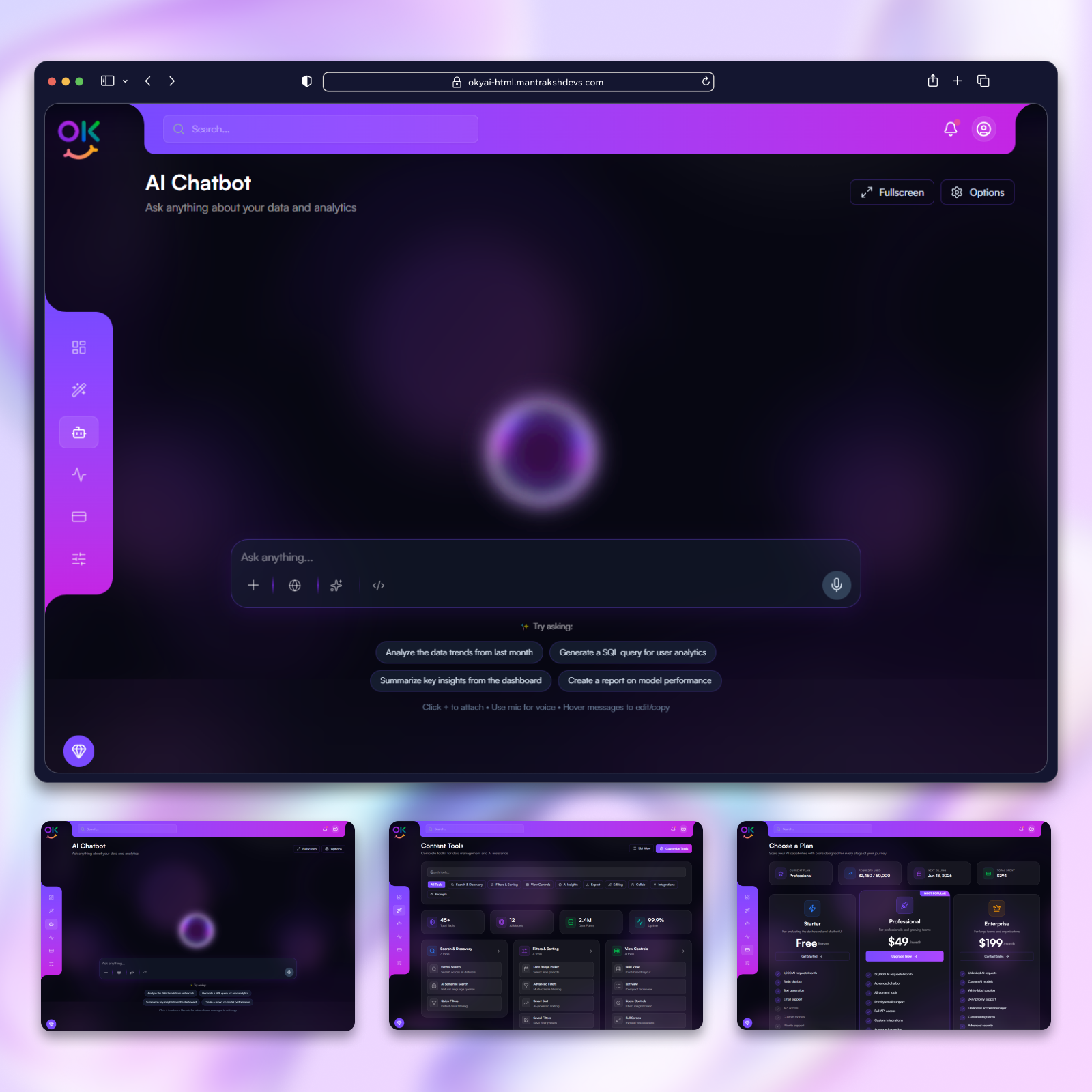 OKYAi - Premium Html Template gallery image
