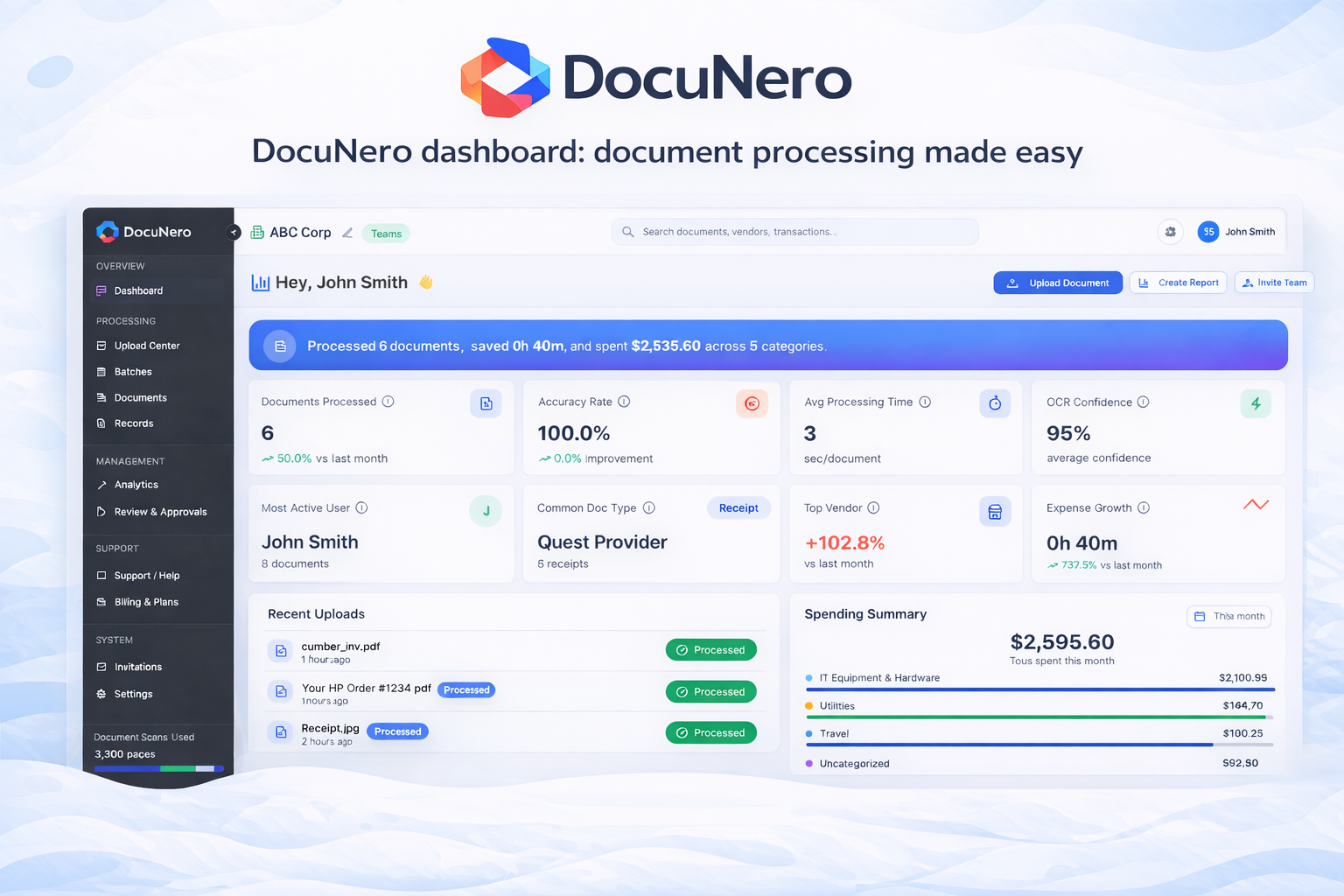 DocuNero - Screenshot 2 showing product features and functionality