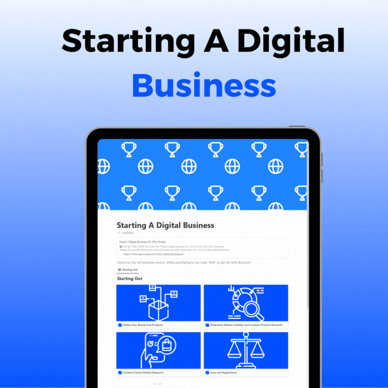 Starting A Digital Business Dashboard