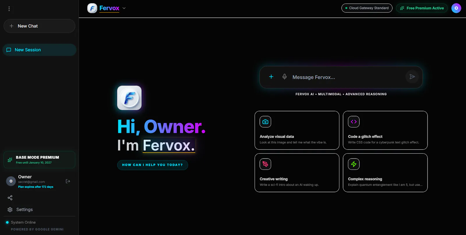 Fervox ai screenshot 1