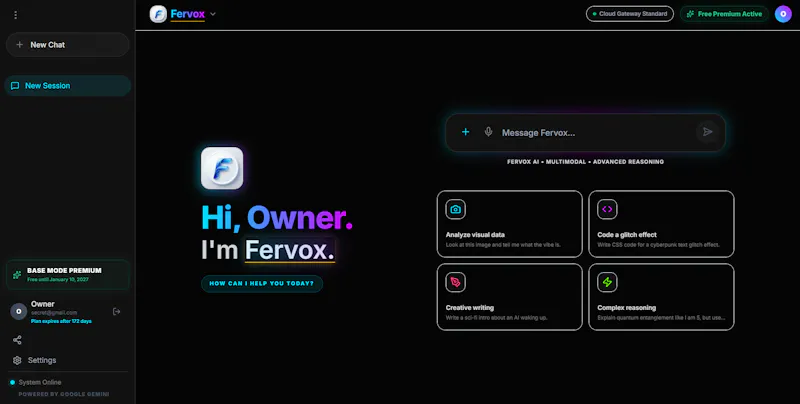 Fervox ai screenshot 1