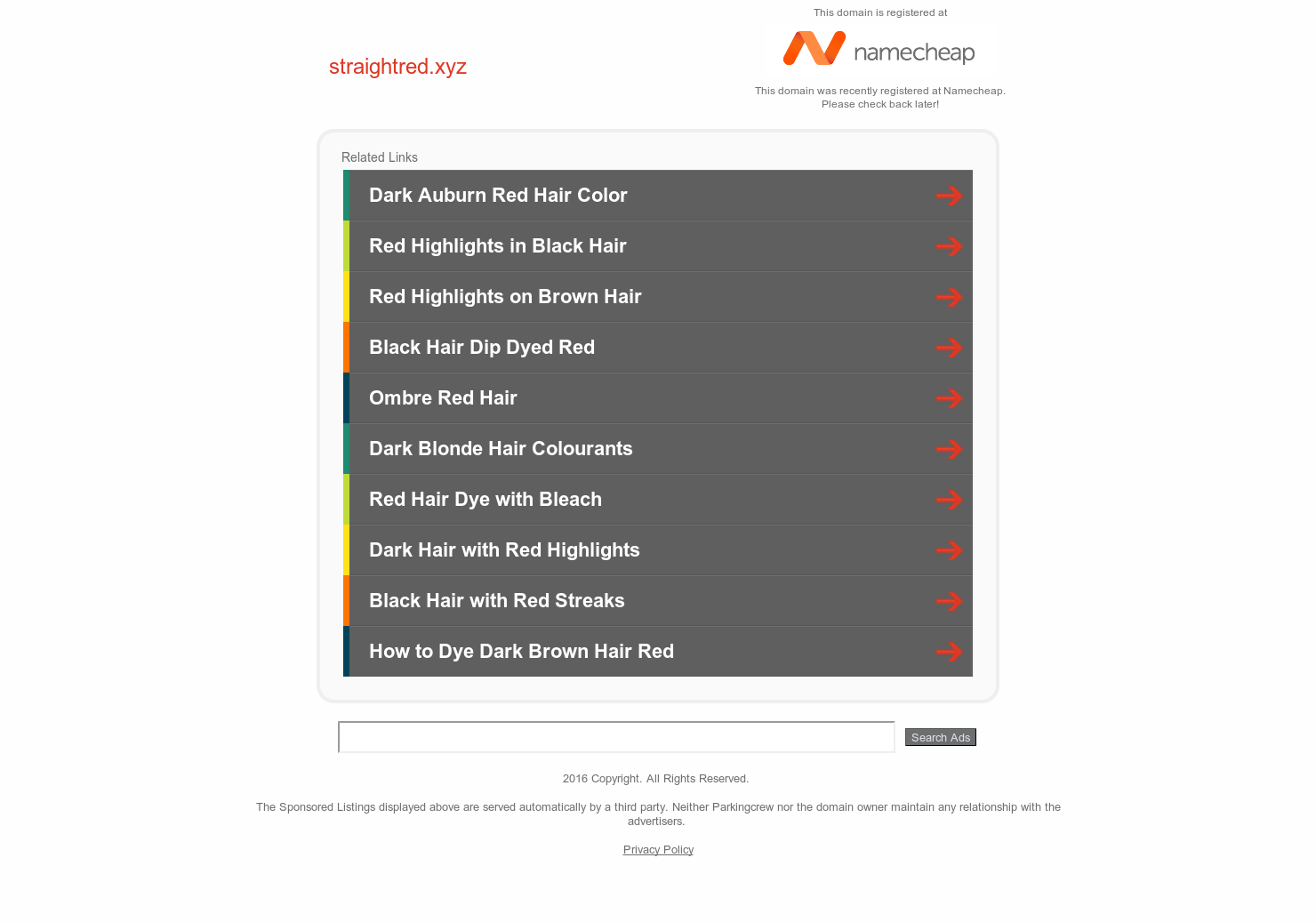 Straight Red gallery image