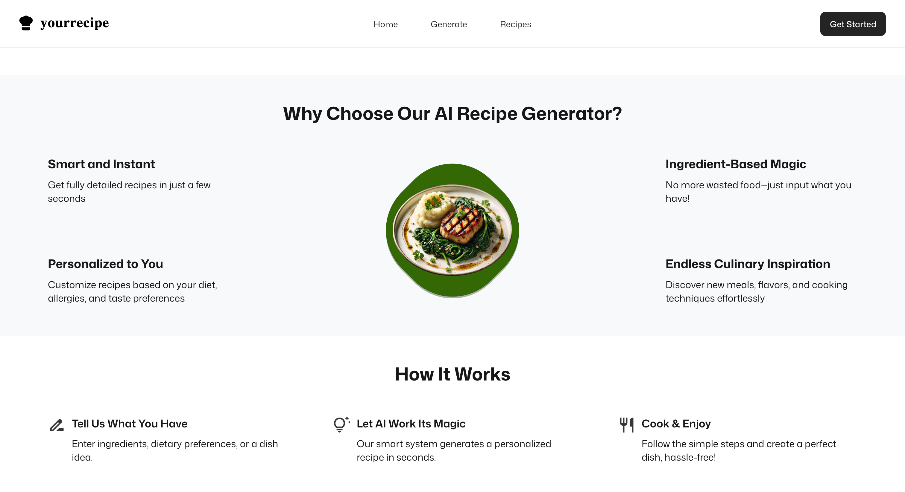 YourRecipe.io - Ваш компаньон по приготовлению AI для бесконечного рецепта вдохновения медиа 2
