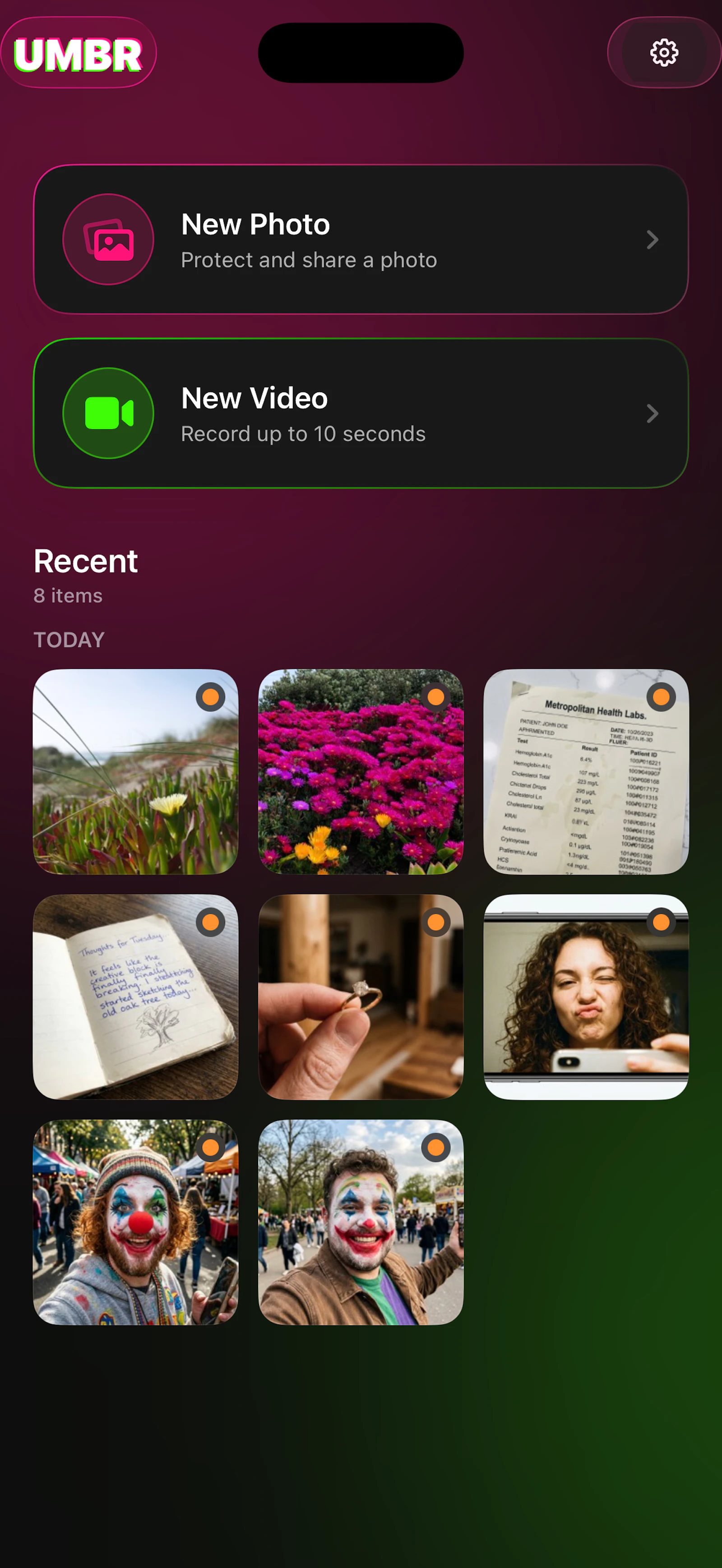 Umbr - Media Protection against Cameras screenshot 5