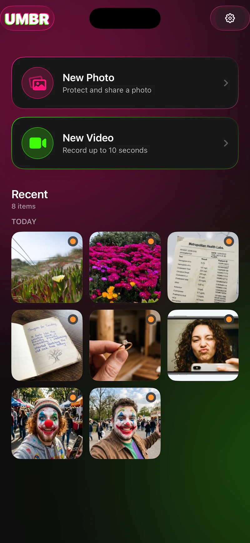Umbr - Media Protection against Cameras screenshot 5