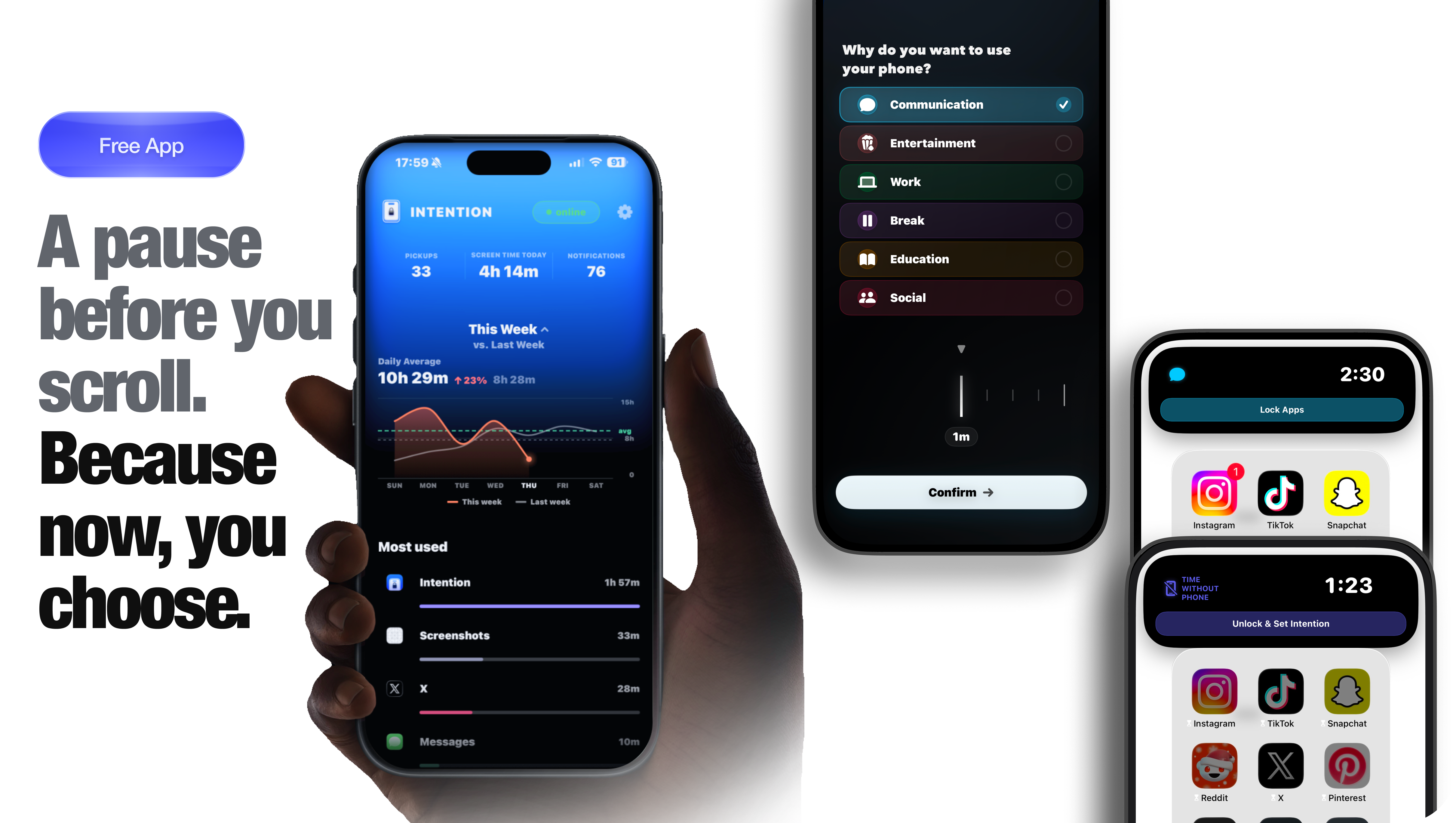 Intention - Product Hunt launch logo and brand identity
