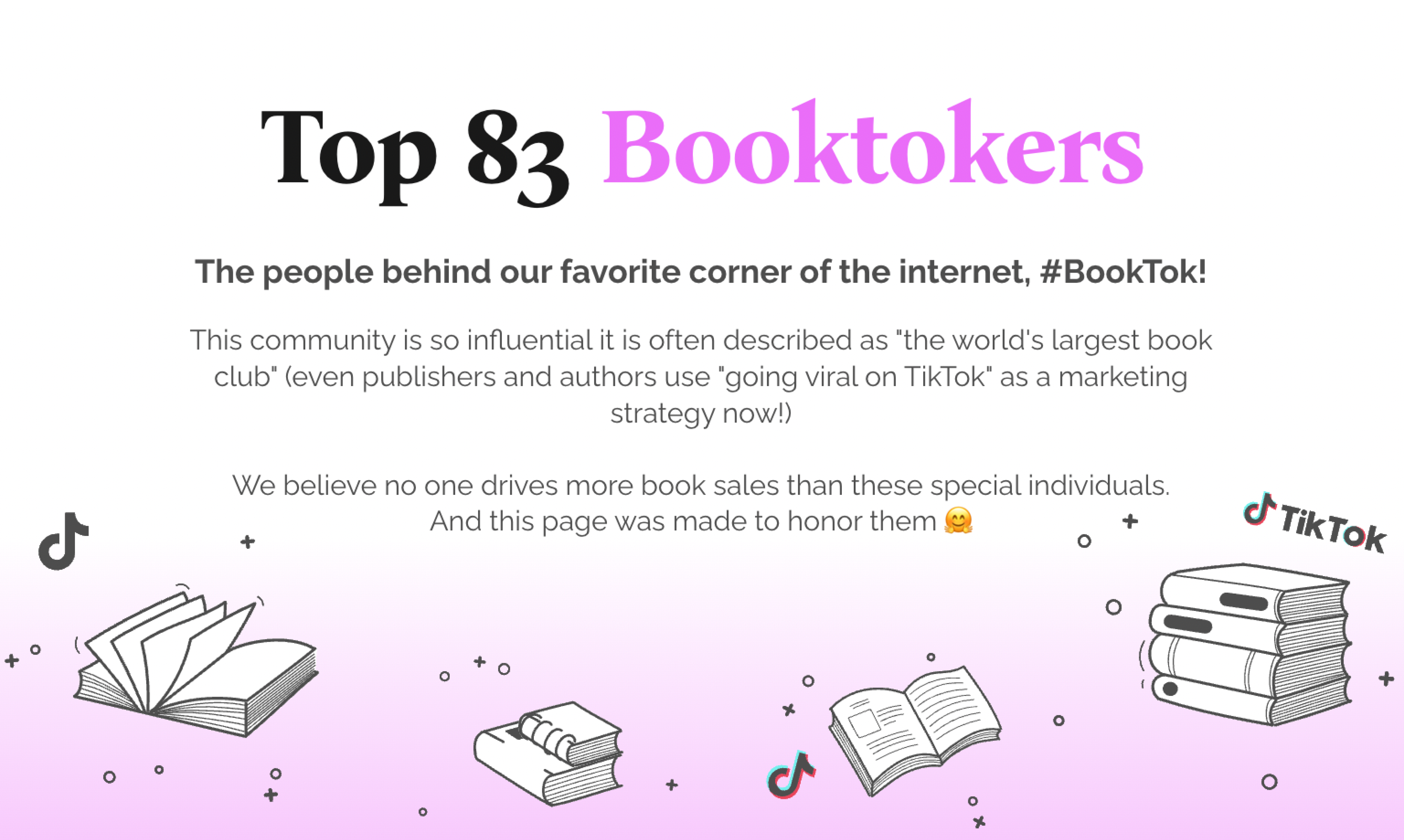 Media Top 83 Booktokers - Orang yang mengetuai "kelab buku terbesar di dunia" 1