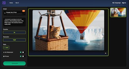 Veo3.bot: Free Veo 3 AI Video Generation gallery image