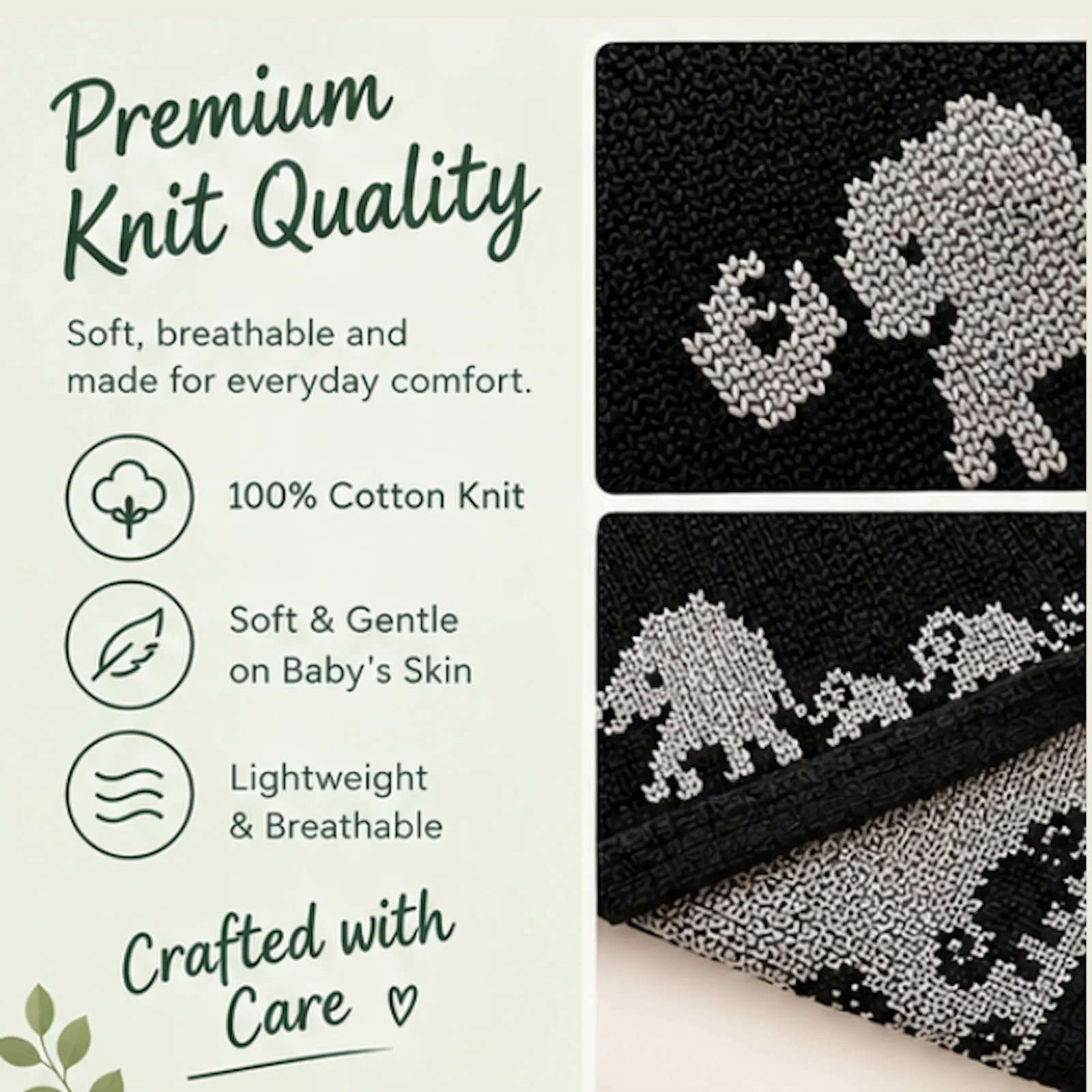 Personalized Elephant Knit Blanket screenshot 1
