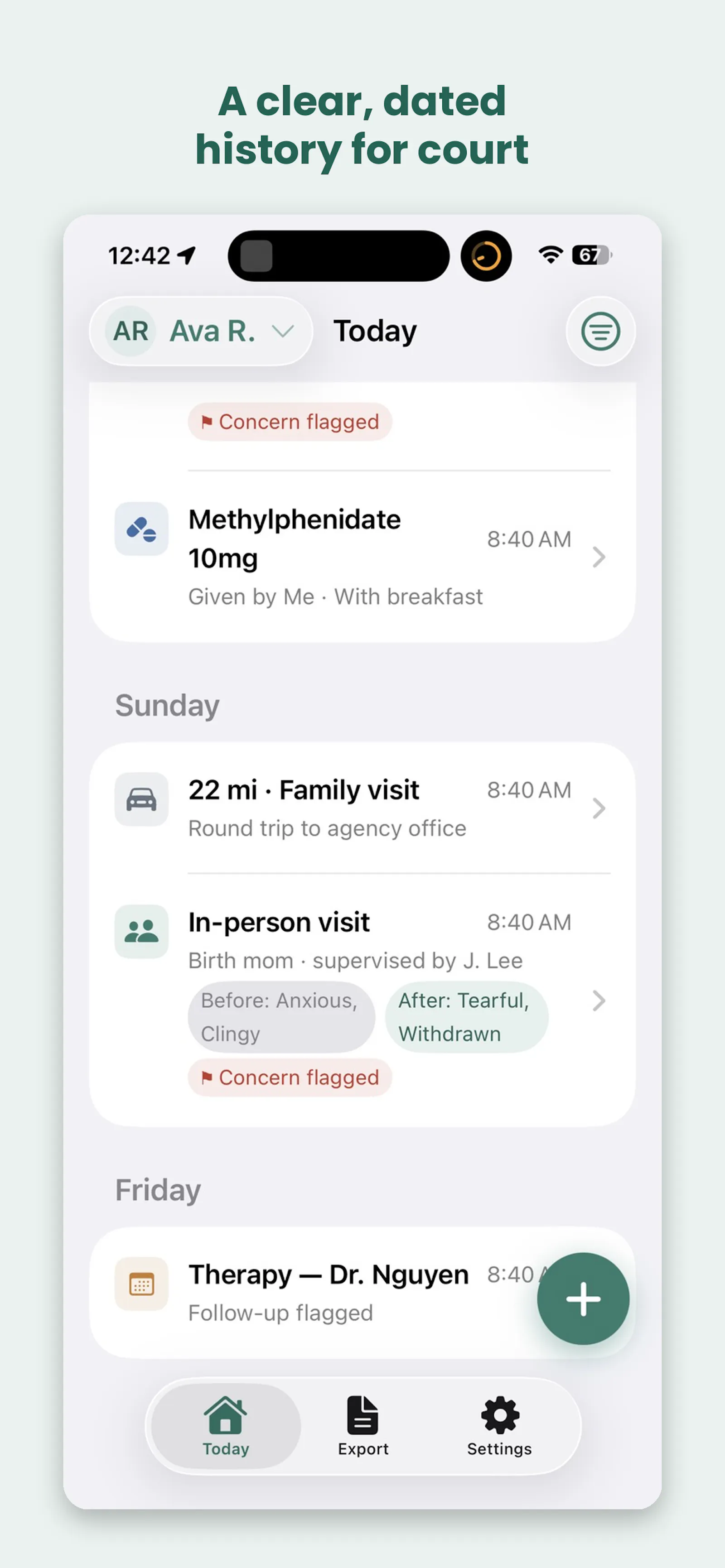 Foster Log screenshot 7