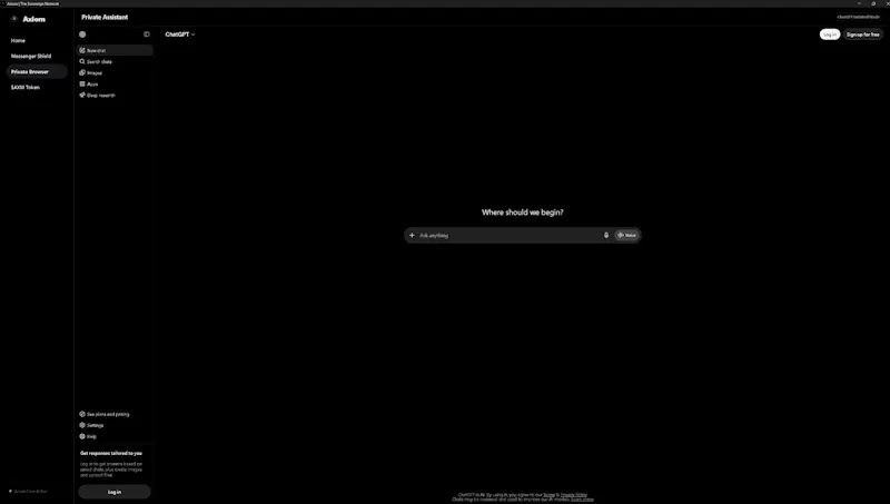 Axiom screenshot 3