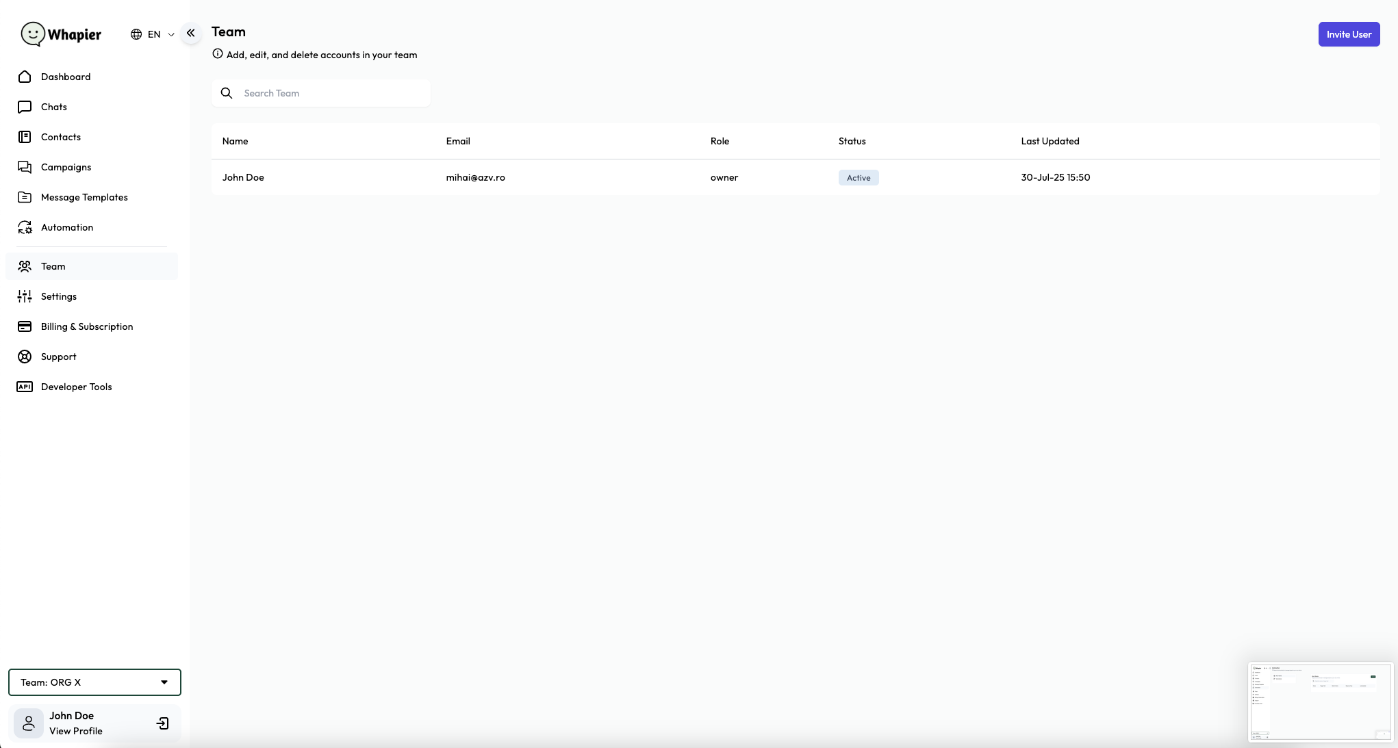 Whapier - API WhatsApp ufficiale per campagne e chatbot media 6
