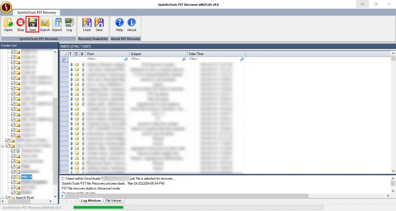 Herramienta de recuperación de Outlook PST - Reparar/ recuperar archivos PST corruptos o dañados de manera eficiente. media 4