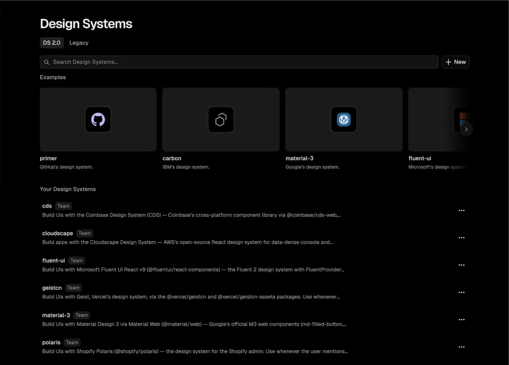 v0 Design Systems 2.0 gallery image