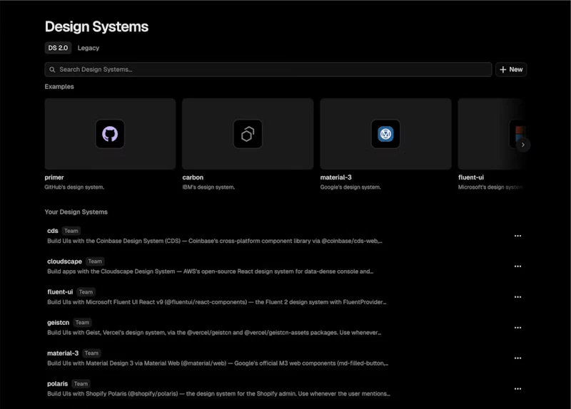 v0 Design Systems 2.0 screenshot 4