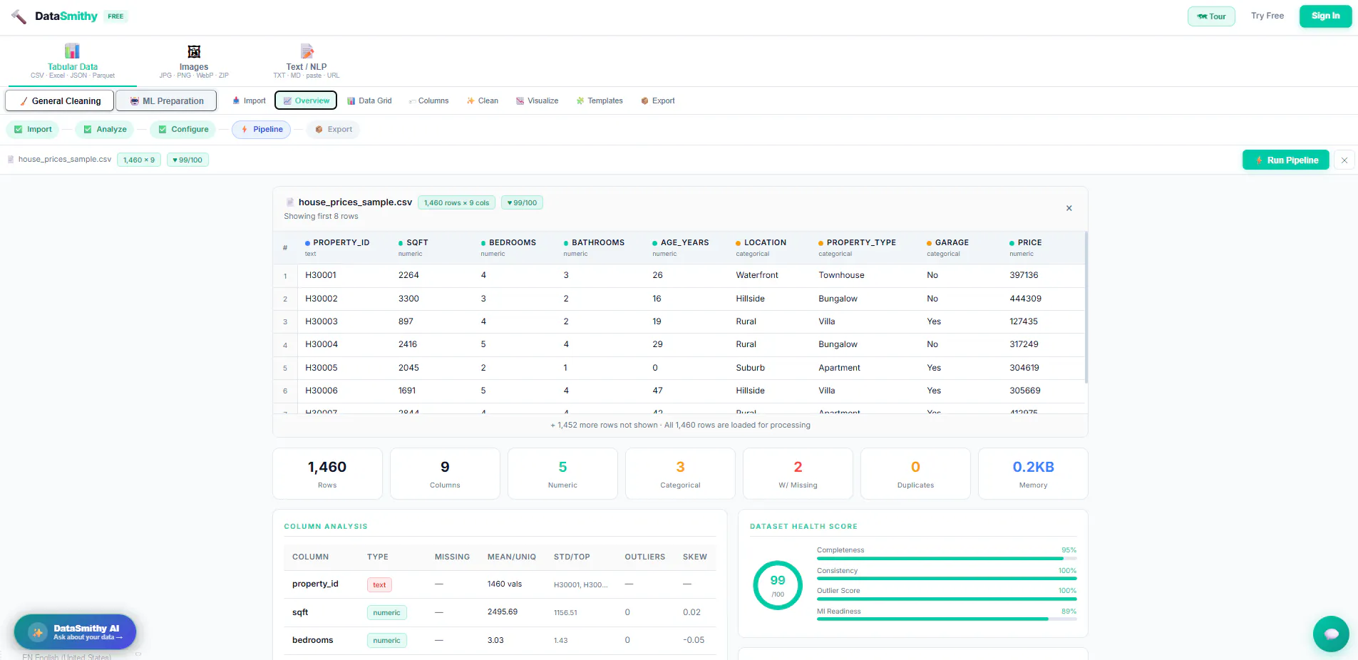 DataSmithy - Data Engineering Platform  gallery image