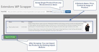 WooCommerce Scraper Plugin gallery image