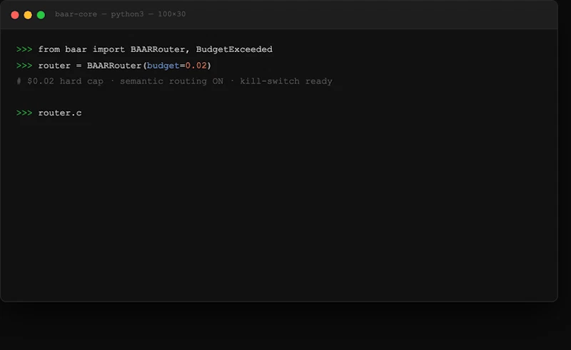 baar-core screenshot 2