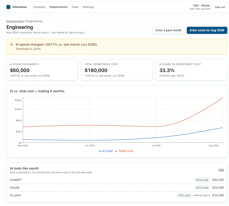 Tokenwise screenshot 3