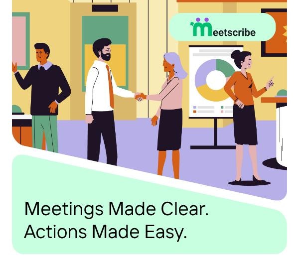 Meetscribe - Main screenshot showing features and interface