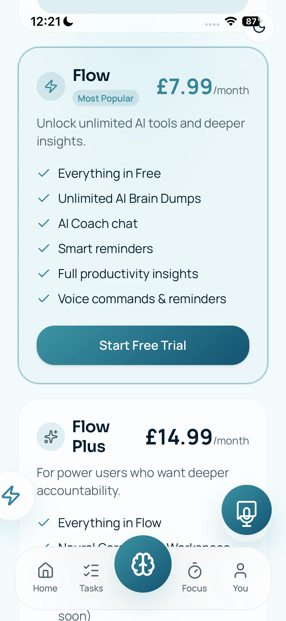 Focused Flow screenshot 1