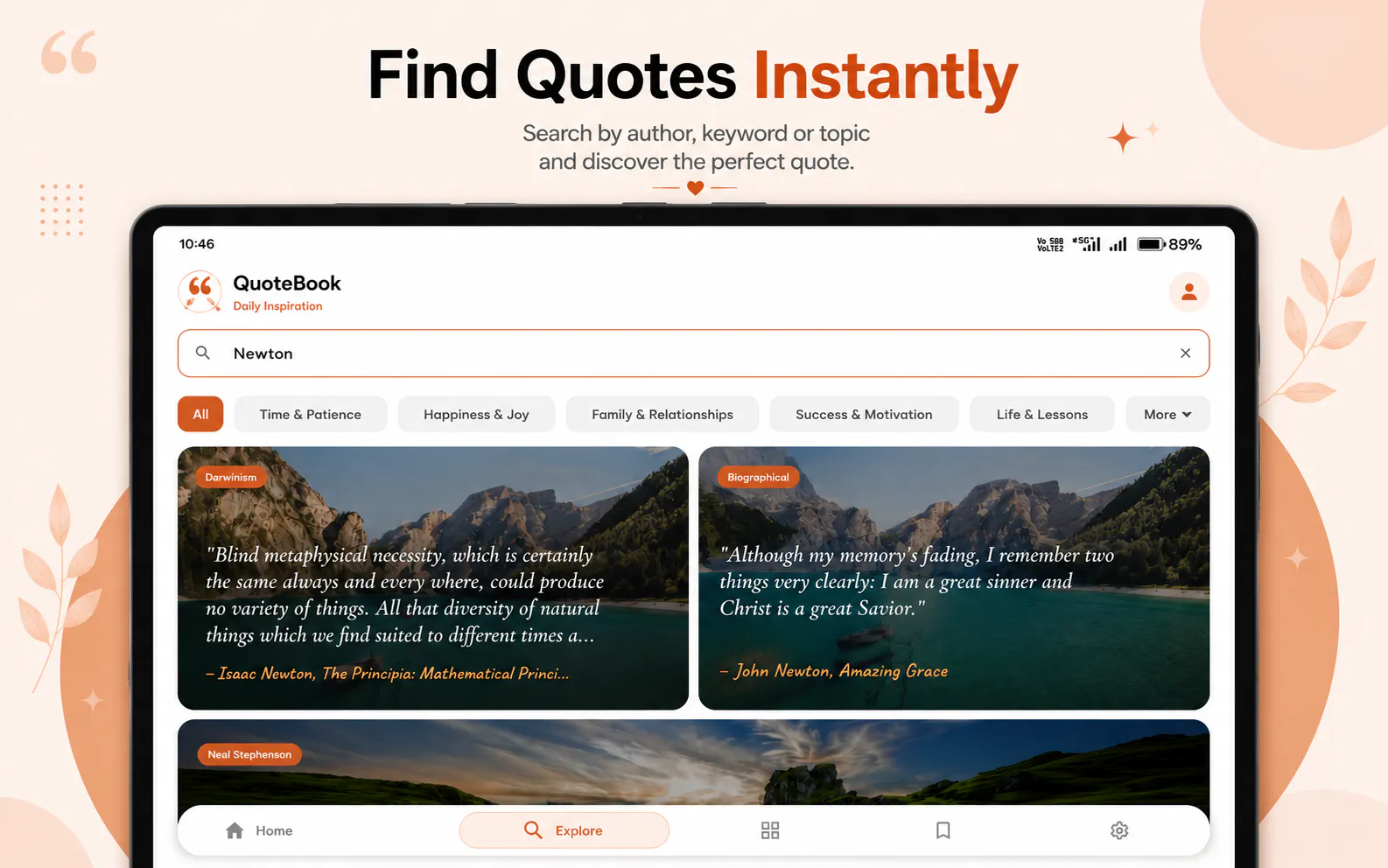 Quotebook gallery image