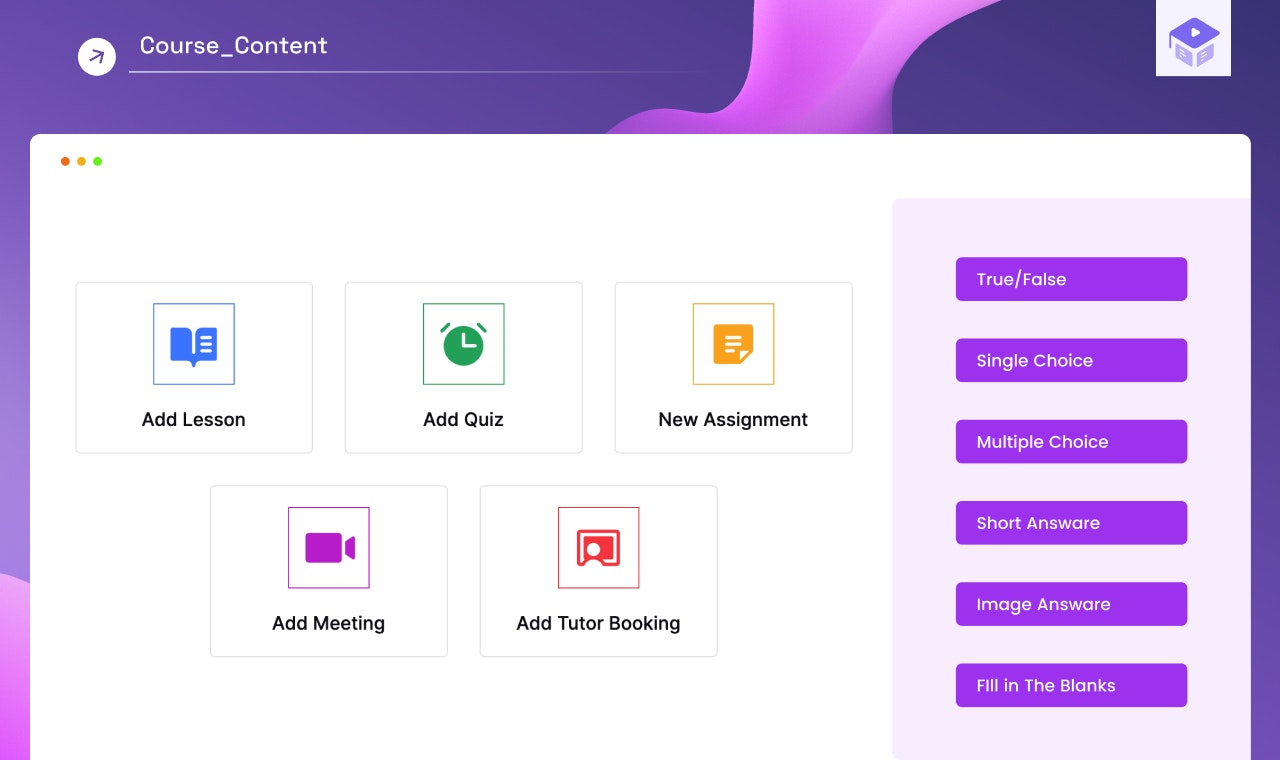 아카데미 LMS 3.0 - Academy LMS- eLearning을위한 올인원 WordPress LMS 플러그인 미디어 3