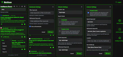 GSOC Intelligence Platform: Blackswan gallery image