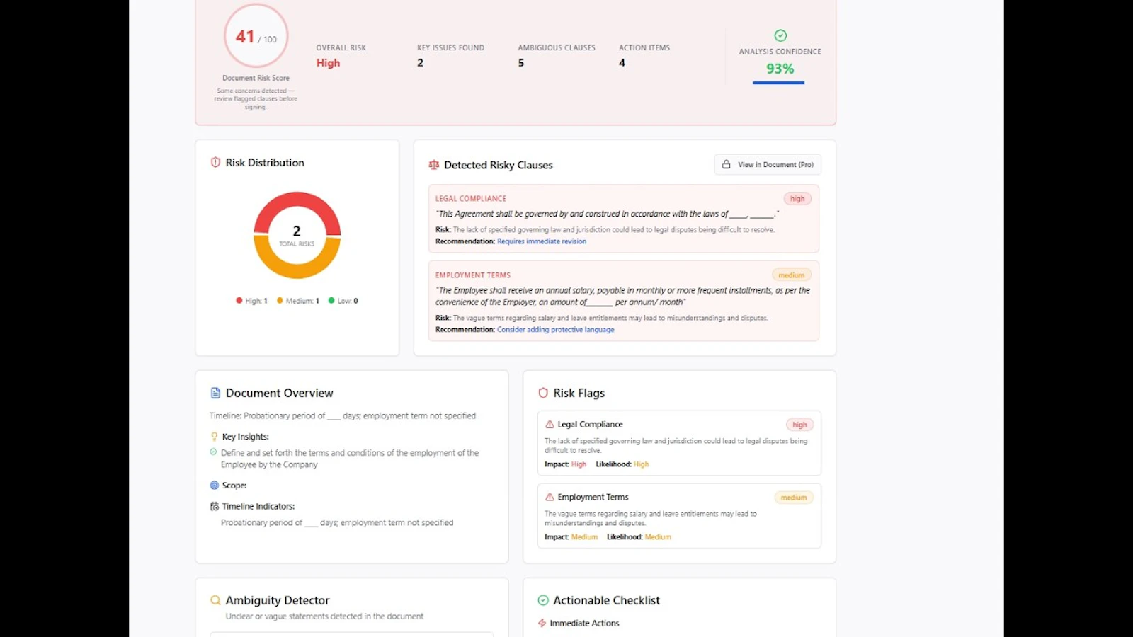 BriefGuard screenshot 1 (video preview)