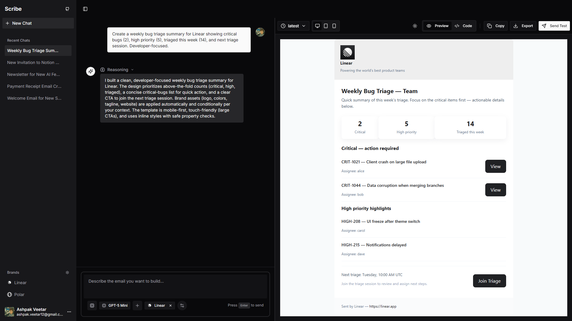 Scribe - Screenshot 2 showing product features and functionality