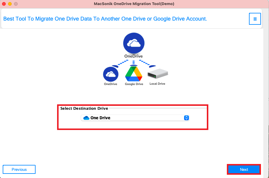 Macsonik OneDrive 마이그레이션 도구 - 안전하고 신뢰할 수 있으며 번거롭고 번거롭지 않은 OneDrive 마이그레이션. 미디어 4