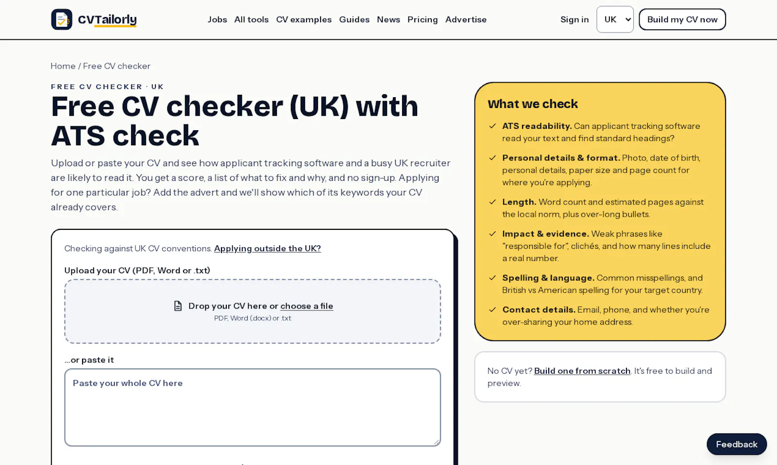 CVTailorly screenshot 2