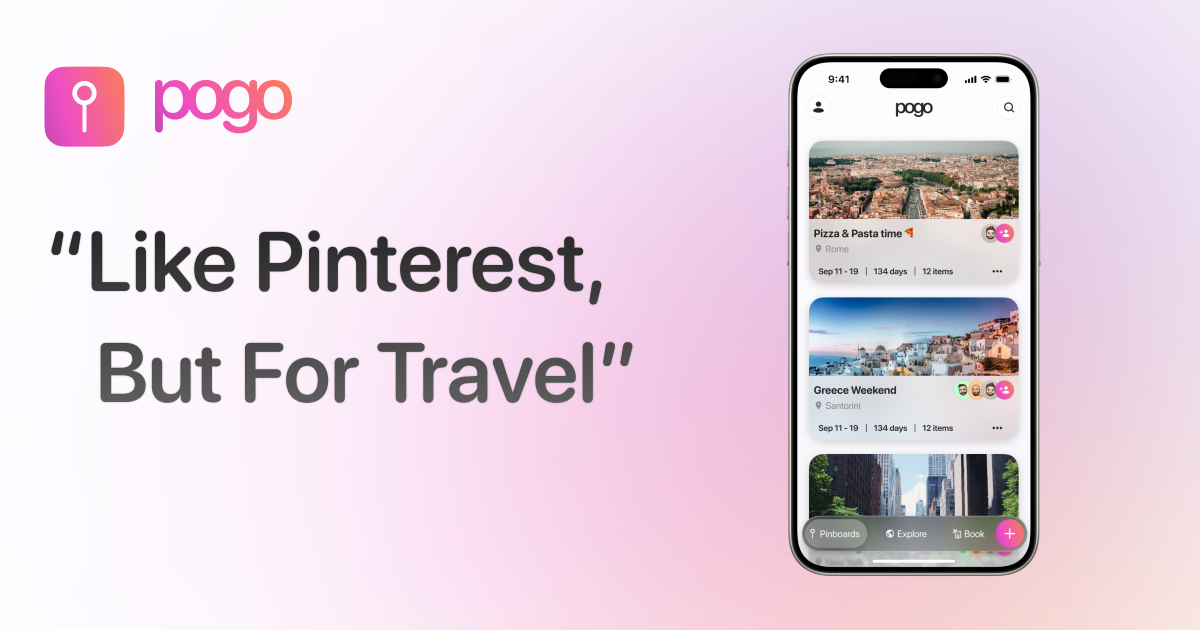 startuptile Pogo Travel-Discover save & share places